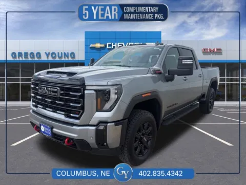 Gray 2026 GMC Sierra 2500HD AT4 for sale in Columbus, NE