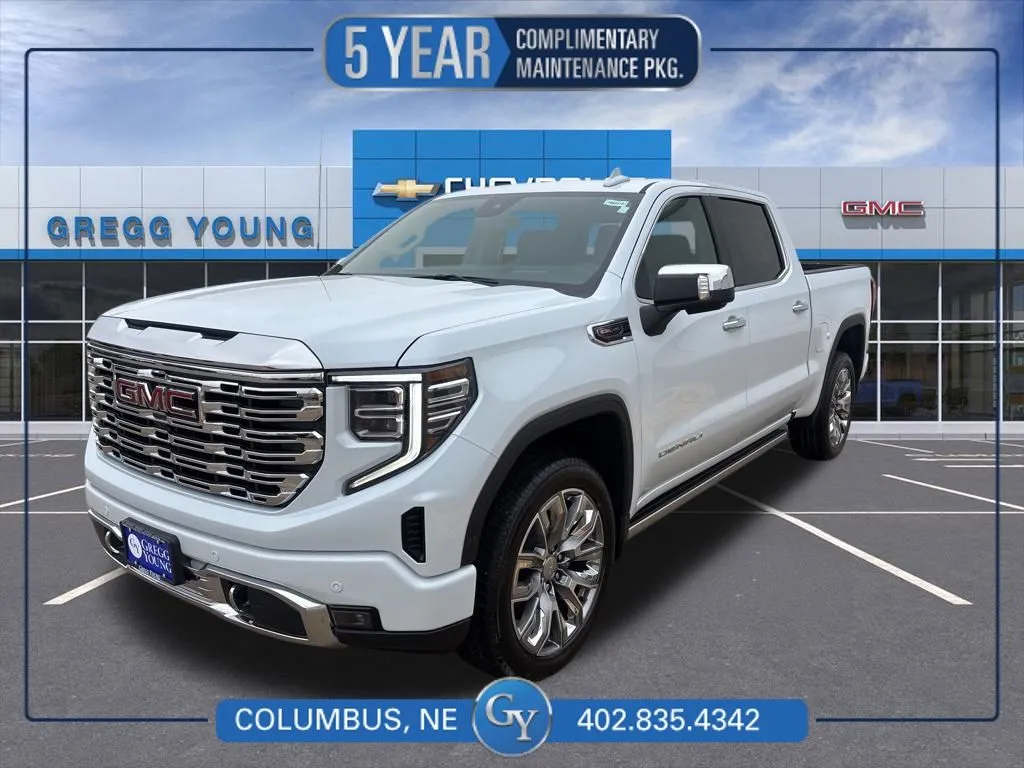 White 2026 GMC Sierra 1500 Denali for sale in Columbus, NE