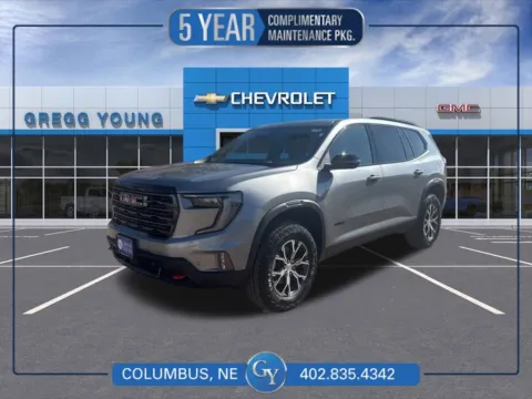 Gray 2026 GMC Acadia AT4 for sale in Columbus, NE