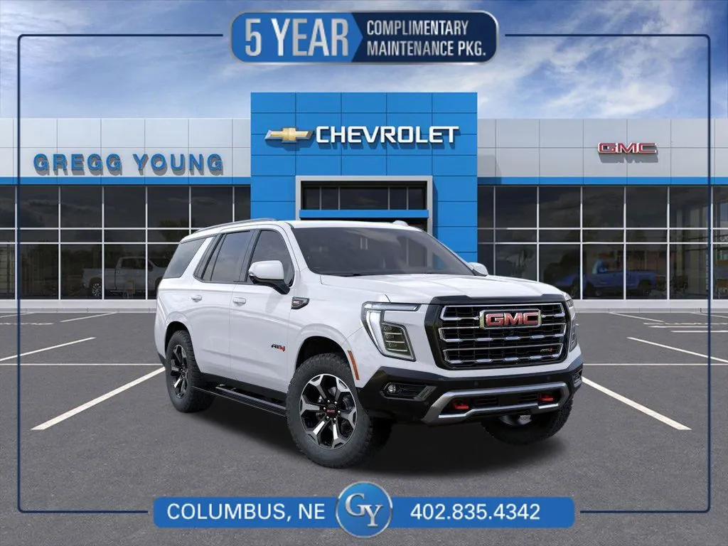 White 2026 GMC Yukon AT4 for sale in Columbus, NE