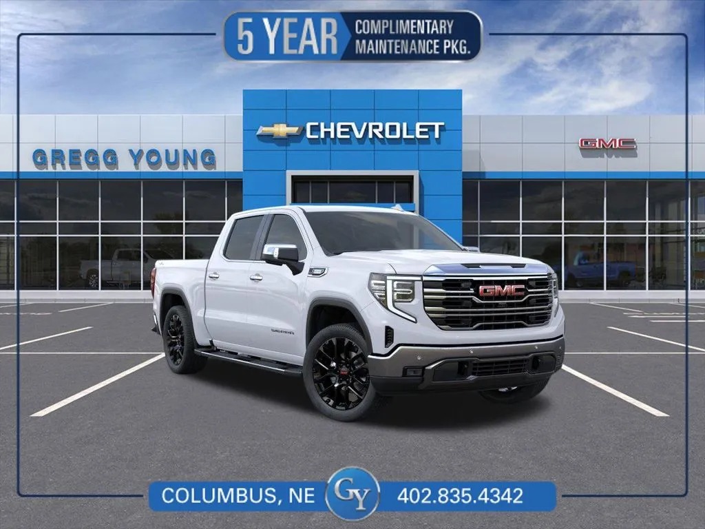 White 2026 GMC Sierra 1500 SLT for sale in Columbus, NE