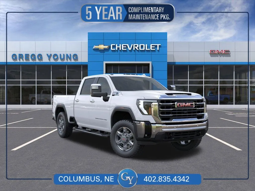 White 2026 GMC Sierra 2500HD SLT for sale in Columbus, NE