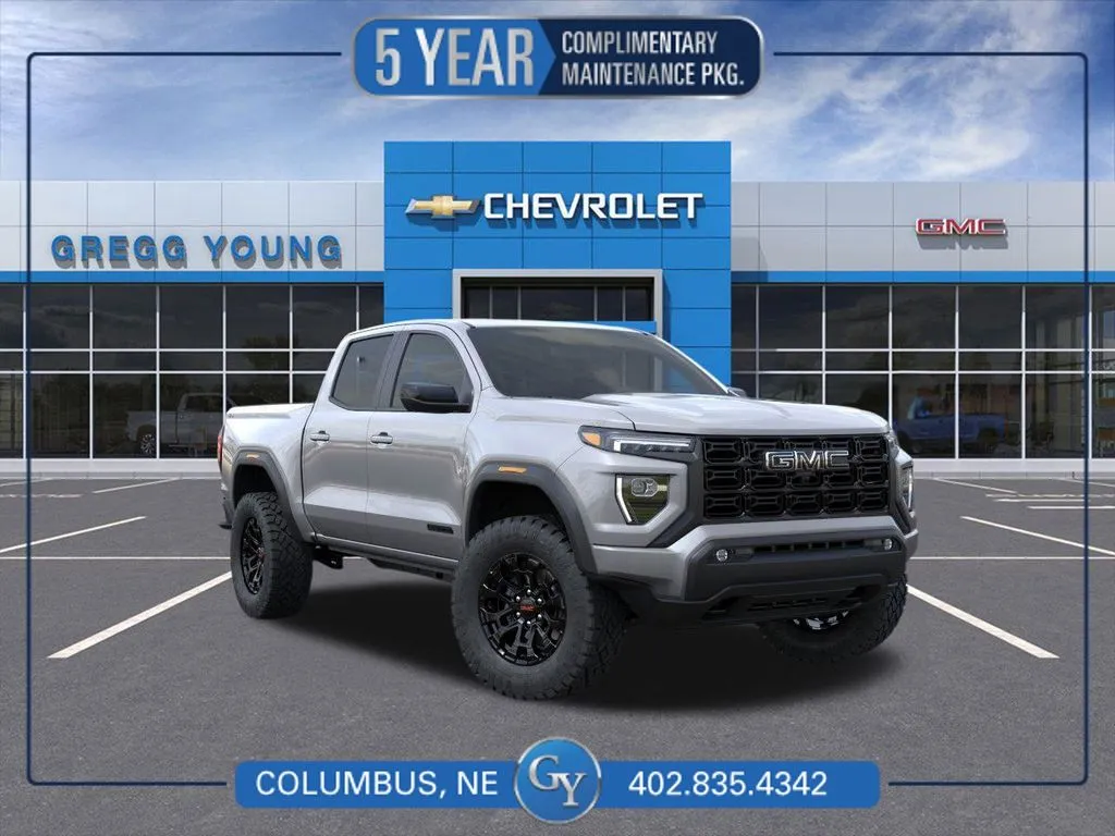Gray 2026 GMC Canyon Elevation for sale in Columbus, NE