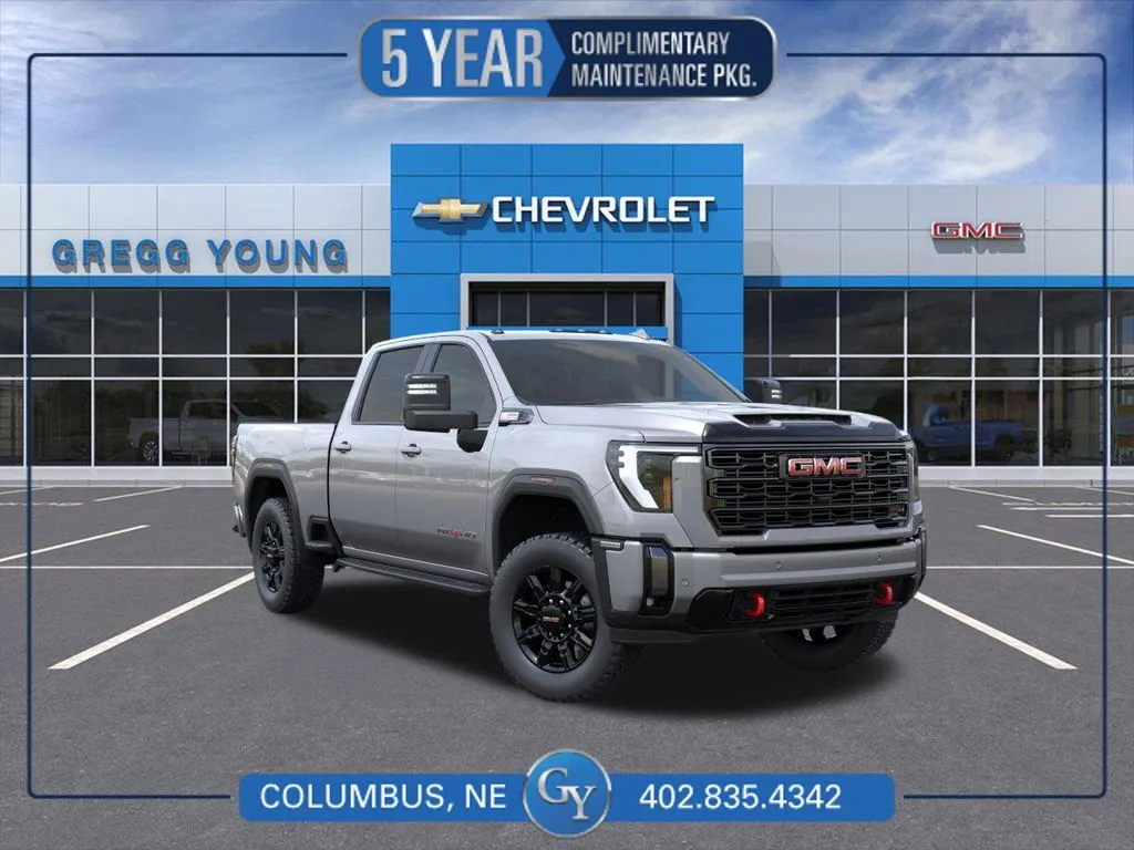 Gray 2026 GMC Sierra 2500HD AT4 for sale in Columbus, NE