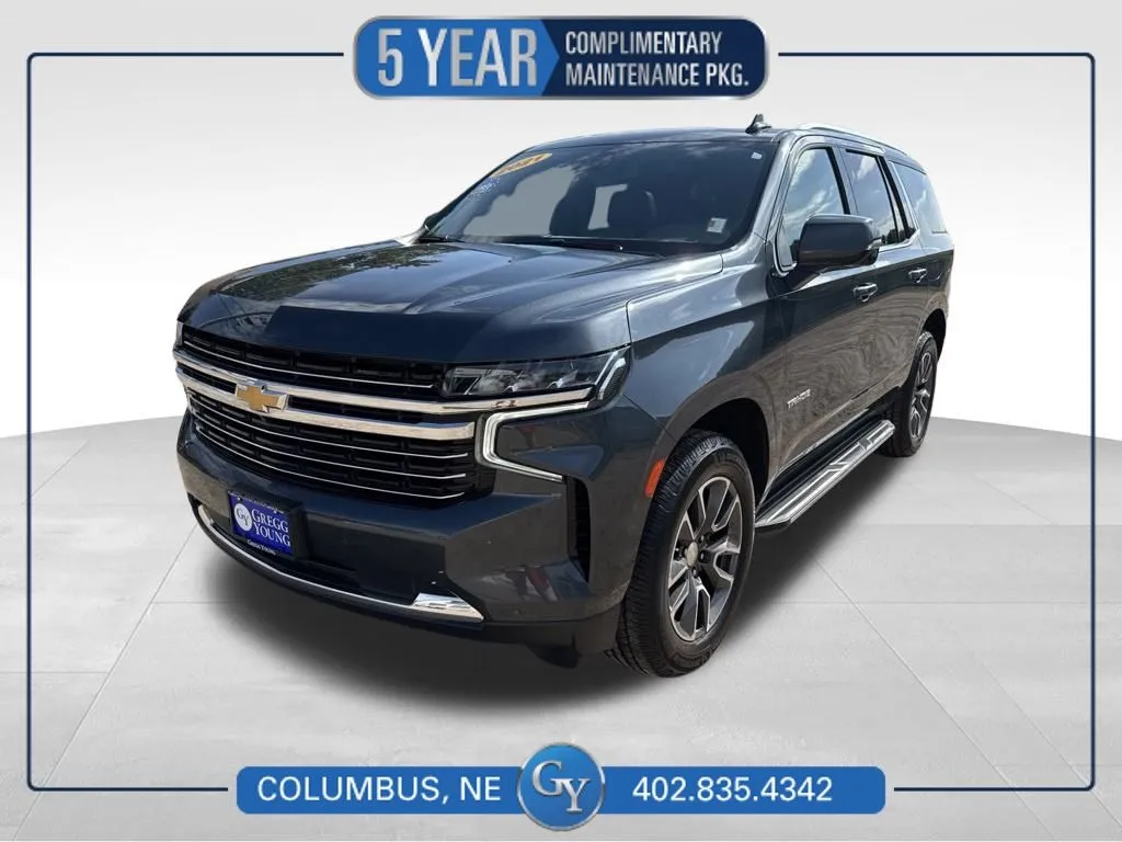 Gray 2021 Chevrolet Tahoe LT for sale in Columbus, NE