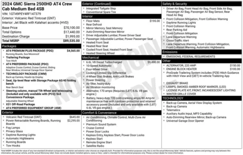 Photos of 2024 GMC Sierra 2500HD AT4 for sale in Columbus, NE at Gregg Young Chevrolet GMC of Columbus