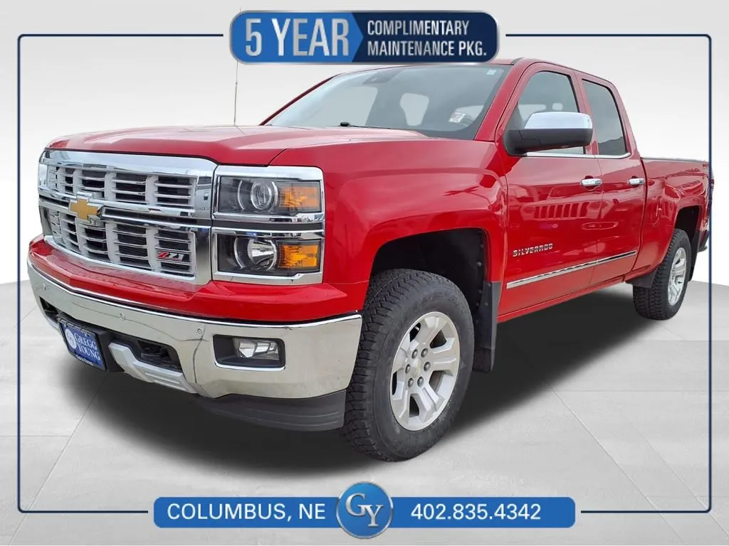 Red 2015 Chevrolet Silverado 1500 LTZ for sale in Columbus, NE