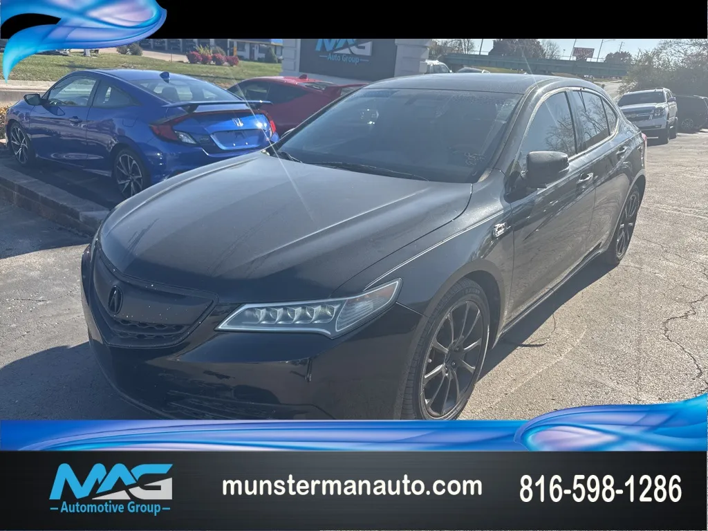 Black 2017 Acura TLX V6 for sale in Blue Springs, MO