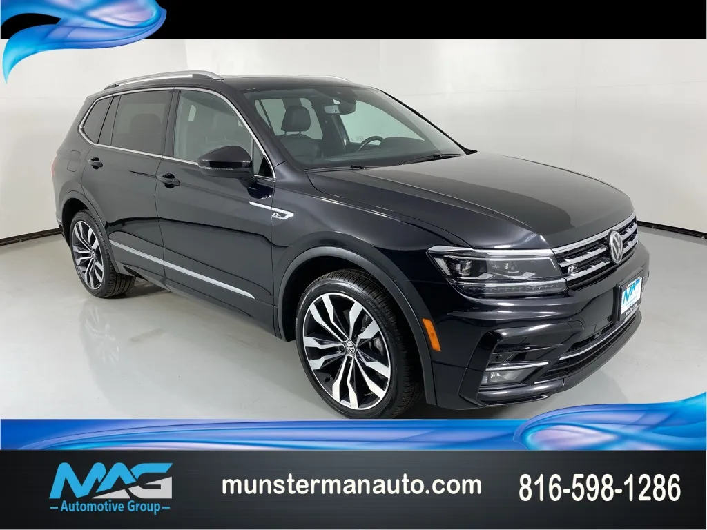 Black 2021 Volkswagen Tiguan 2.0T SEL Premium R-Line for sale in Blue Springs, MO