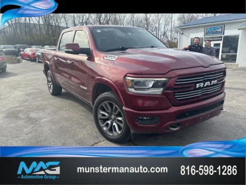 Red 2021 Ram 1500 Laramie for sale in Blue Springs, MO