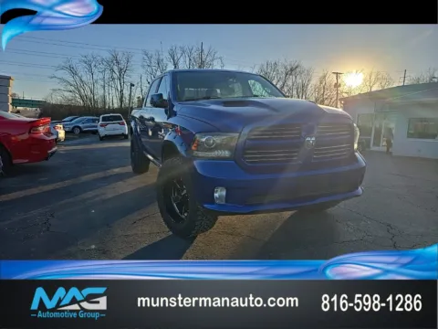Blue 2017 Ram 1500 Sport for sale in Blue Springs, MO