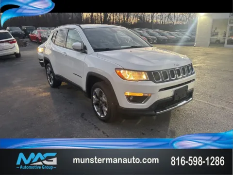 White 2019 Jeep Compass Limited for sale in Blue Springs, MO