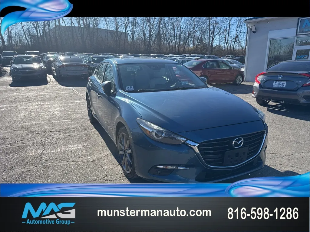 Blue 2018 Mazda Mazda3 Grand Touring for sale in Blue Springs, MO