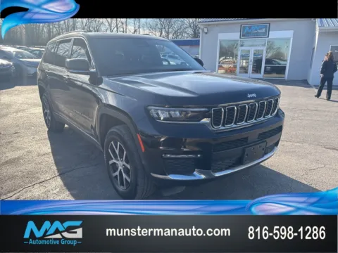 Black 2024 Jeep Grand Cherokee L Limited for sale in Blue Springs, MO