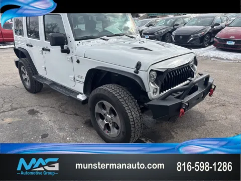 White 2018 Jeep Wrangler JK Unlimited Sahara for sale in Blue Springs, MO