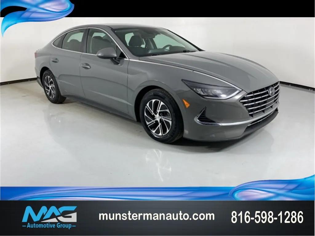 Gray 2022 Hyundai Sonata Hybrid Blue for sale in Blue Springs, MO