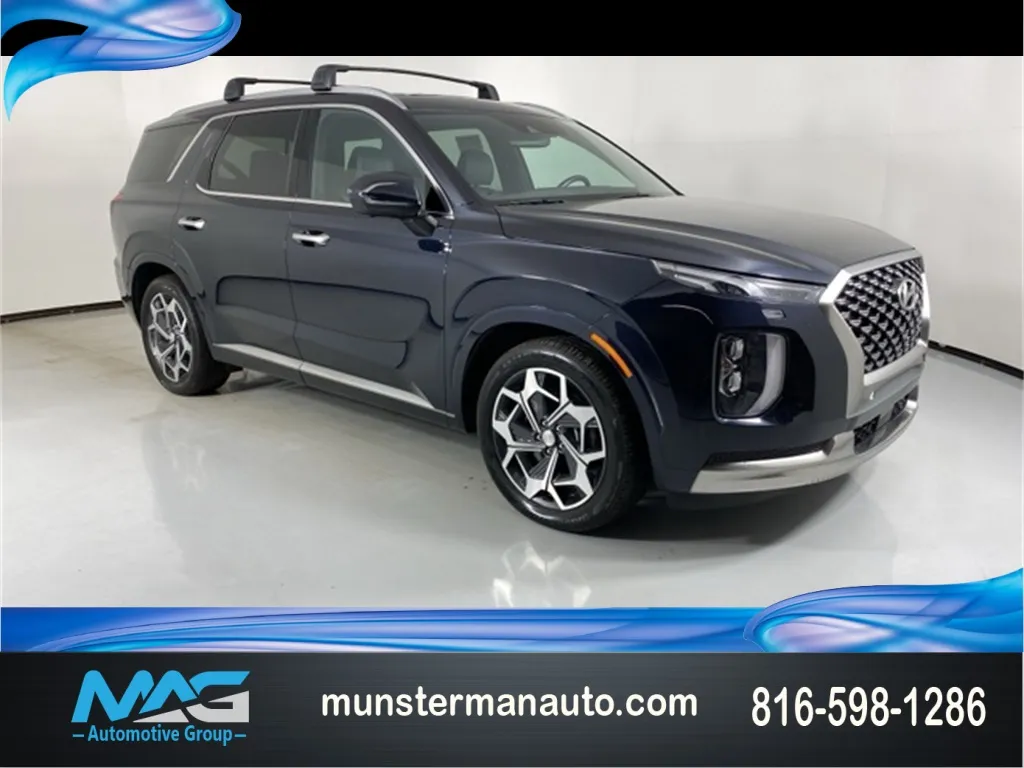 Blue 2022 Hyundai Palisade Calligraphy for sale in Blue Springs, MO