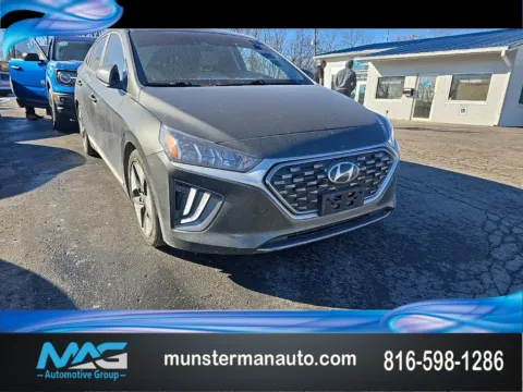 Gray 2021 Hyundai Ioniq Hybrid SEL for sale in Blue Springs, MO