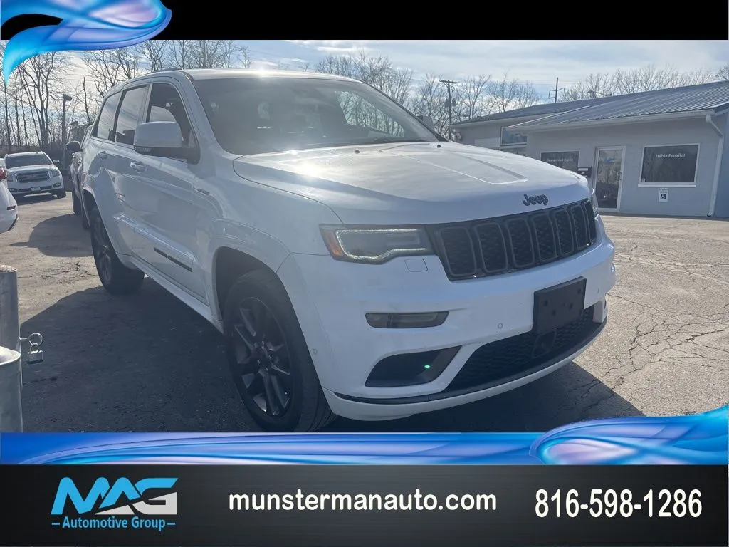 White 2018 Jeep Grand Cherokee High Altitude for sale in Blue Springs, MO