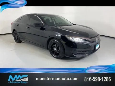 Black 2017 Honda Civic LX for sale in Blue Springs, MO