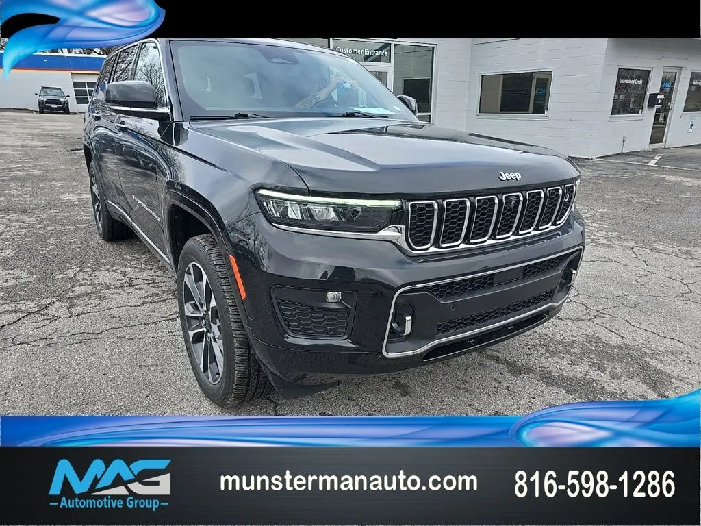 Black 2022 Jeep Grand Cherokee L Overland for sale in Blue Springs, MO