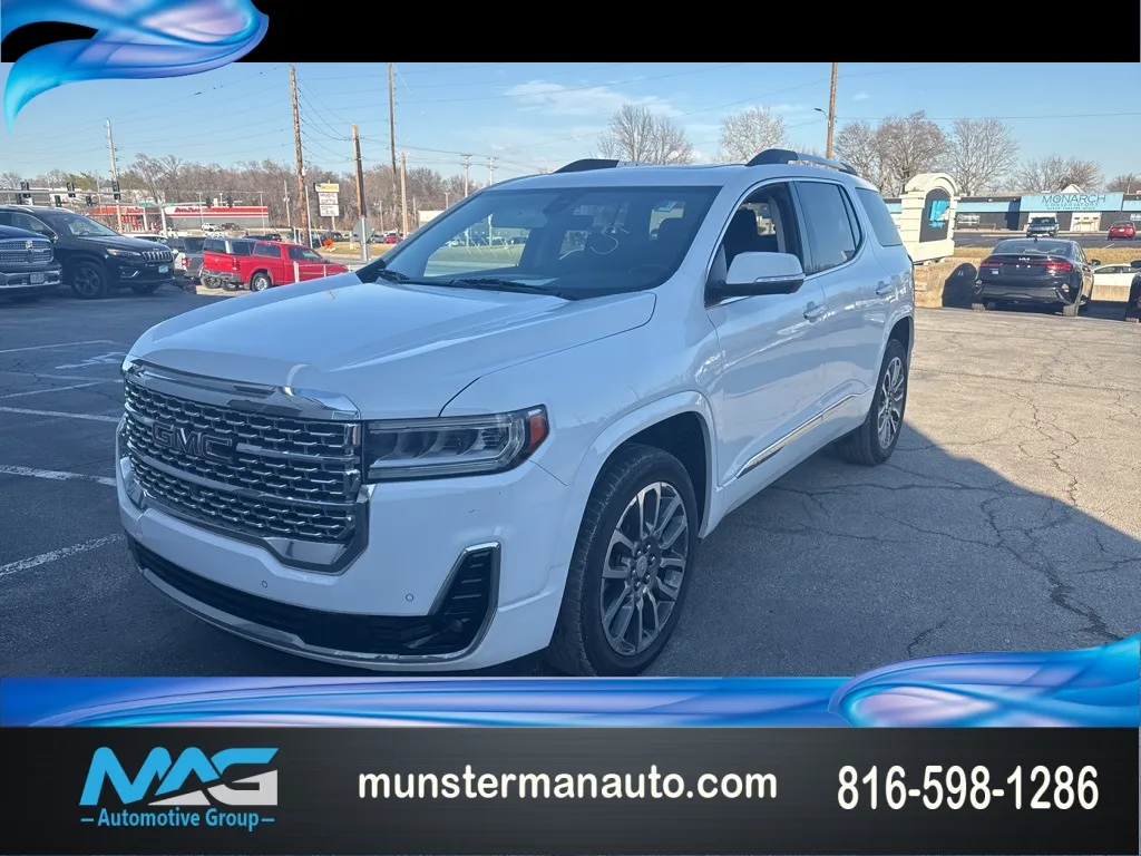 White 2021 GMC Acadia Denali for sale in Blue Springs, MO