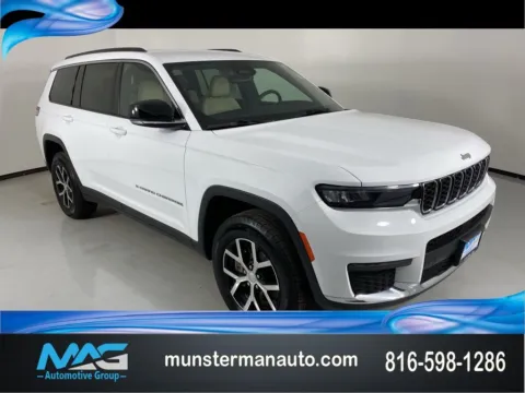 White 2024 Jeep Grand Cherokee L Limited for sale in Blue Springs, MO