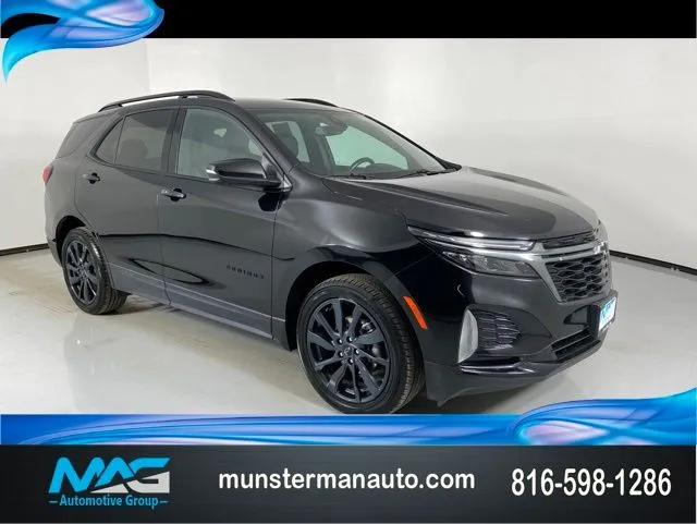 Black 2022 Chevrolet Equinox RS for sale in Blue Springs, MO