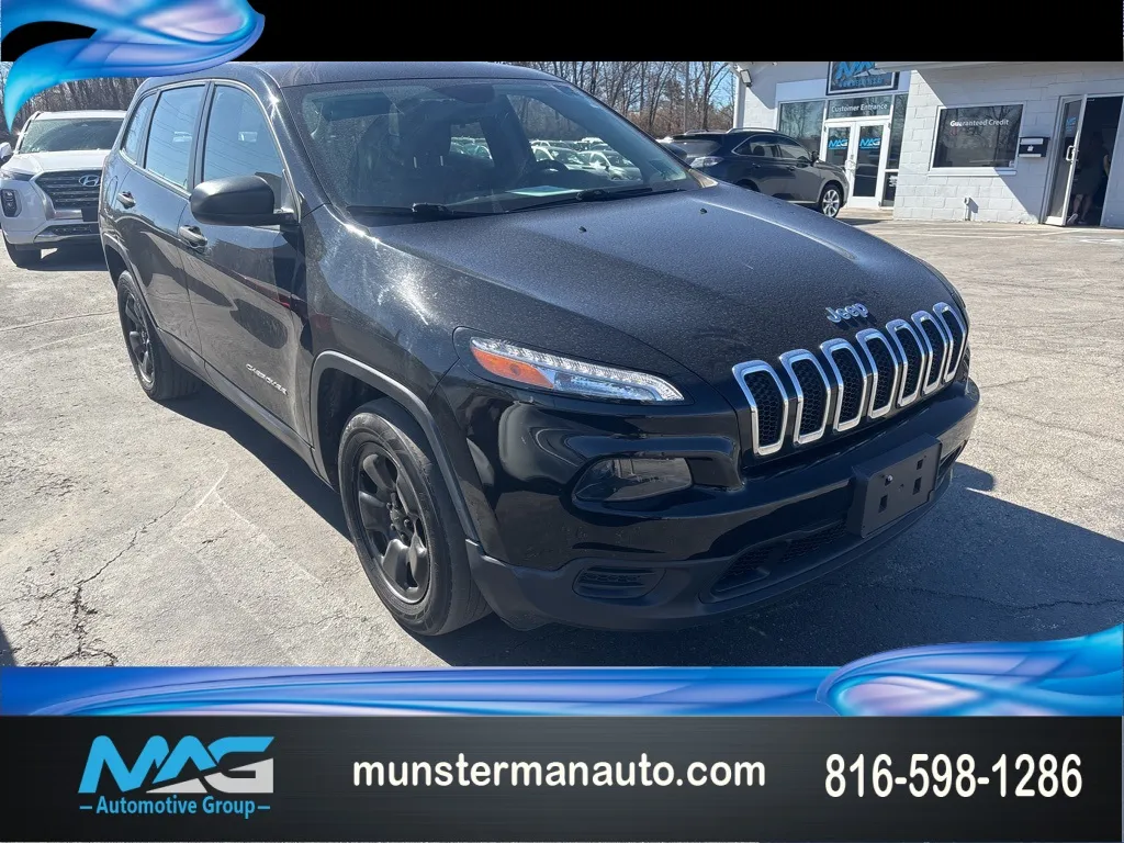 Black 2017 Jeep Cherokee Sport for sale in Blue Springs, MO