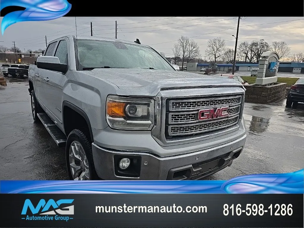 Silver 2015 GMC Sierra 1500 SLT for sale in Blue Springs, MO