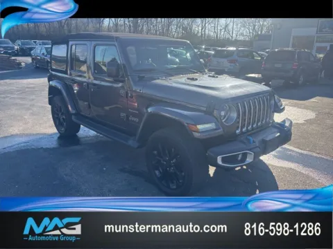 Gray 2023 Jeep Wrangler Sahara 4xe for sale in Blue Springs, MO