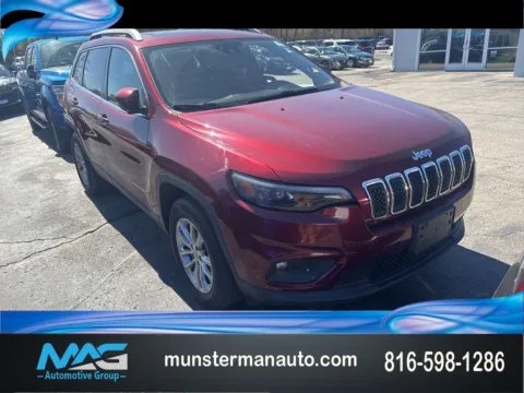 Red 2021 Jeep Cherokee Latitude Lux for sale in Blue Springs, MO