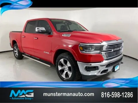 Red 2019 Ram 1500 Laramie for sale in Blue Springs, MO