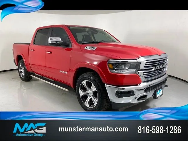 Red 2019 Ram 1500 Laramie for sale in Blue Springs, MO