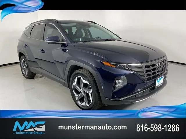 Blue 2022 Hyundai Tucson Hybrid Limited for sale in Blue Springs, MO