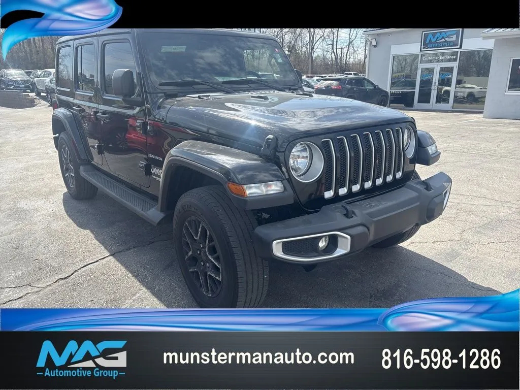 Black 2020 Jeep Wrangler Unlimited Sahara for sale in Blue Springs, MO