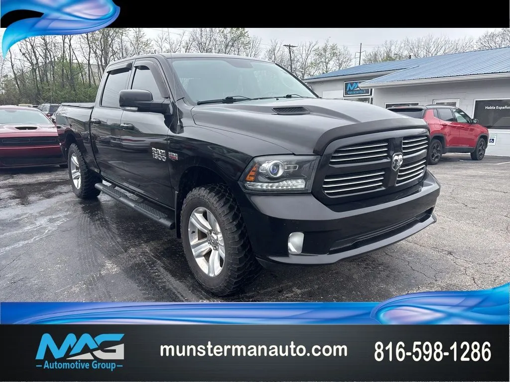 Black 2016 Ram 1500 Sport for sale in Blue Springs, MO