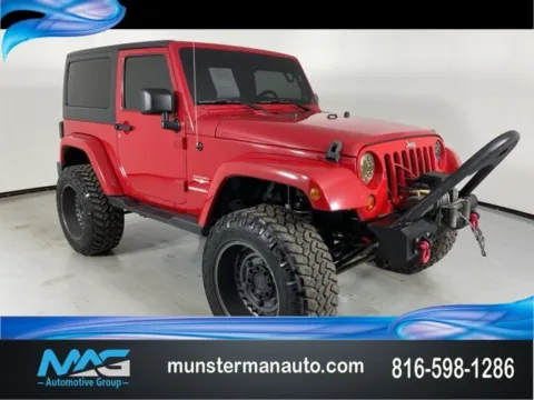 Red 2012 Jeep Wrangler Sahara for sale in Blue Springs, MO
