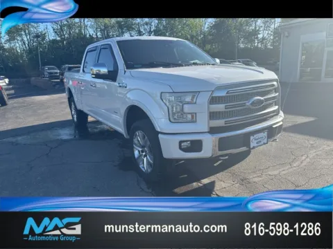White 2015 Ford F-150 Platinum for sale in Blue Springs, MO