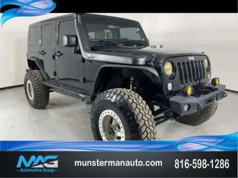 Black 2014 Jeep Wrangler Unlimited Rubicon for sale in Blue Springs, MO
