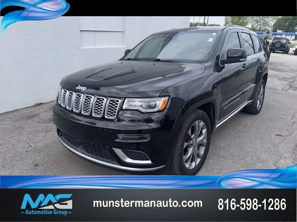 Black 2019 Jeep Grand Cherokee Summit for sale in Blue Springs, MO