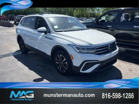 White 2024 Volkswagen Tiguan 2.0T S for sale in Blue Springs, MO
