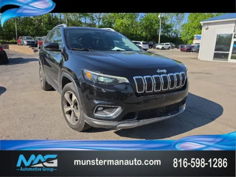 Black 2021 Jeep Cherokee Limited for sale in Blue Springs, MO