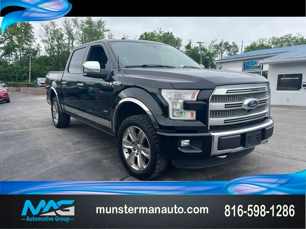 Black 2016 Ford F-150 Platinum for sale in Blue Springs, MO