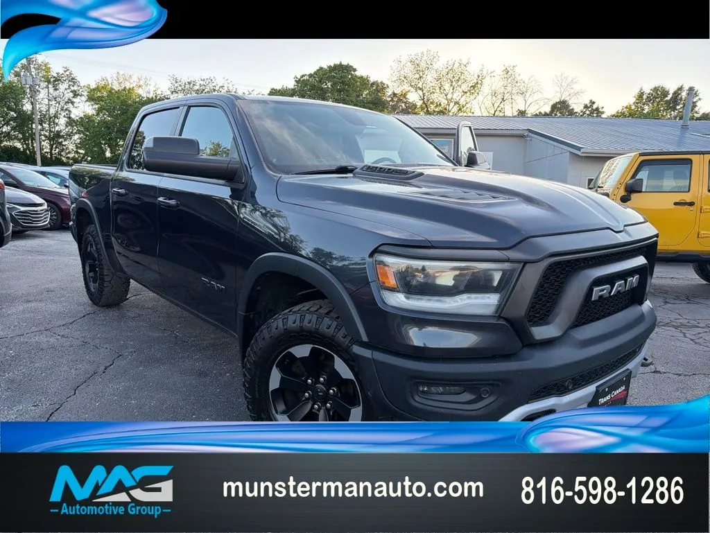 Blue 2019 Ram 1500 Rebel for sale in Blue Springs, MO
