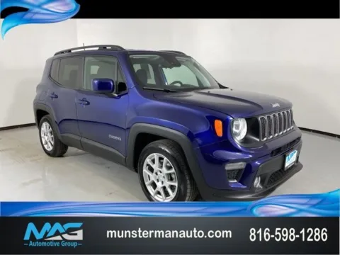 Blue 2021 Jeep Renegade Latitude for sale in Blue Springs, MO