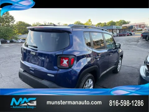 Blue 2021 Jeep Renegade Latitude for sale in Blue Springs, MO