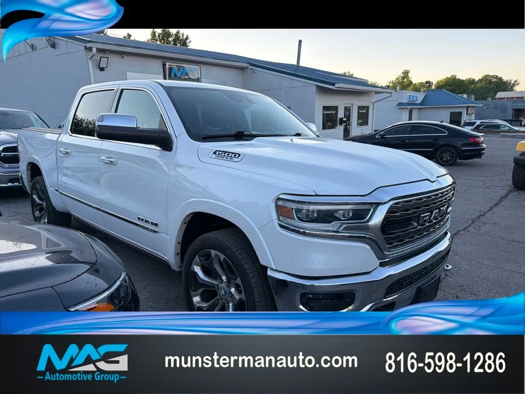 White 2019 Ram 1500 Limited for sale in Blue Springs, MO