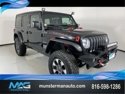 Black 2018 Jeep Wrangler Unlimited Sahara for sale in Blue Springs, MO