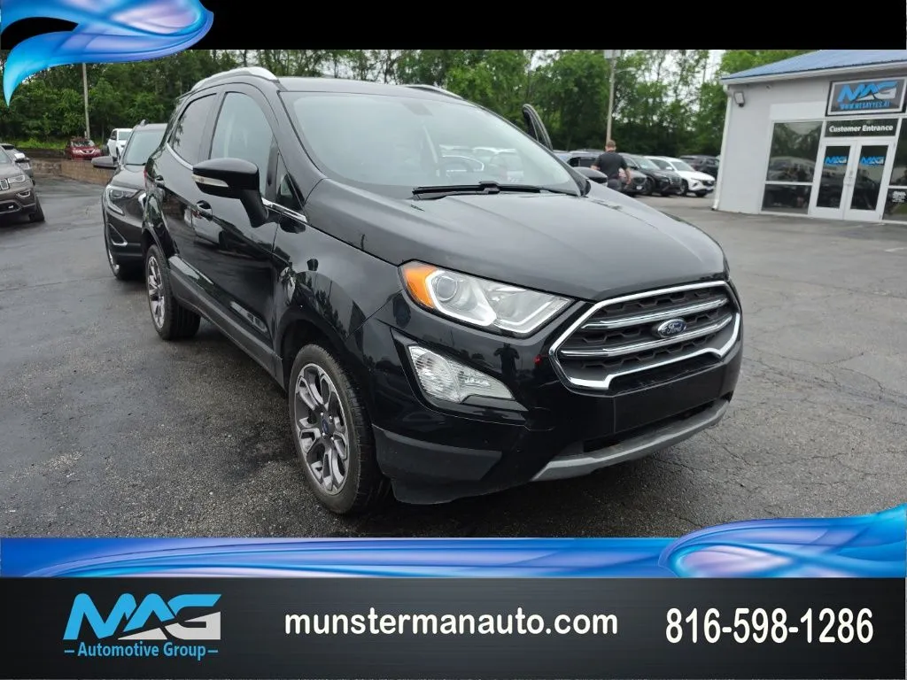 Black 2020 Ford EcoSport Titanium for sale in Blue Springs, MO
